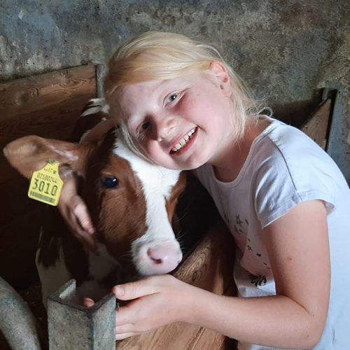 Kinderurlaub auf dem Bauernhof mit Tieren