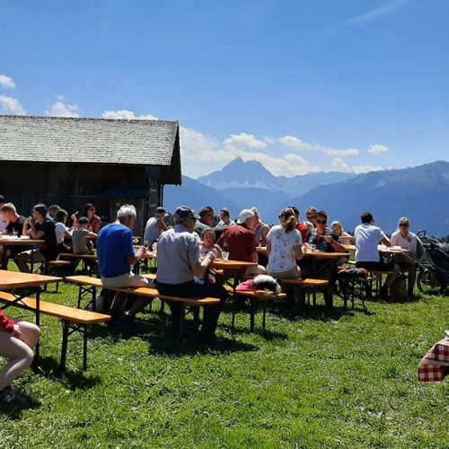 Die Rodenecker Alm ist ein Highligh